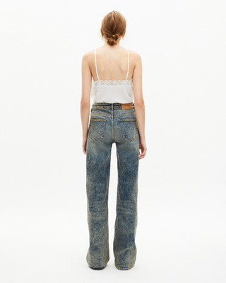Blue bootcut jeans