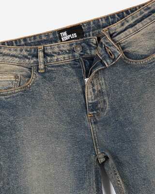 Blue bootcut jeans