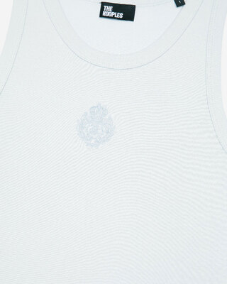 Tank top with light blue coat of arms