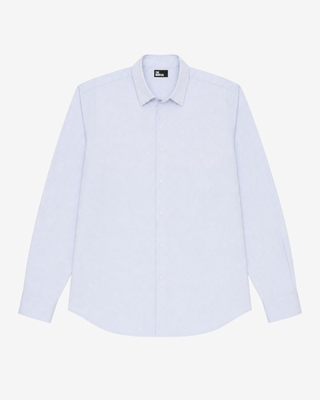 Sky blue classic collar shirt