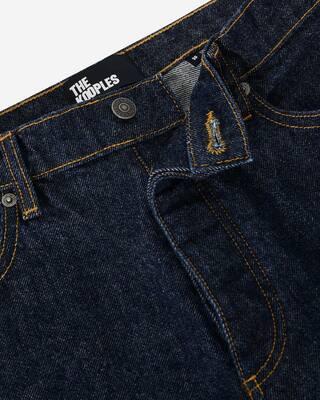 Blue straight jeans
