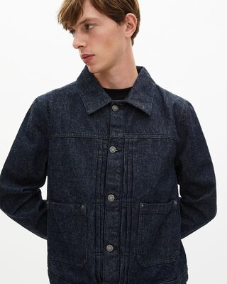 Dark blue denim jacket