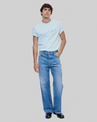 'What Is' Light Blue T-Shirt