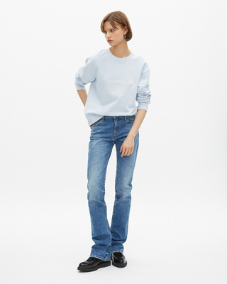 Light blue long slim jeans