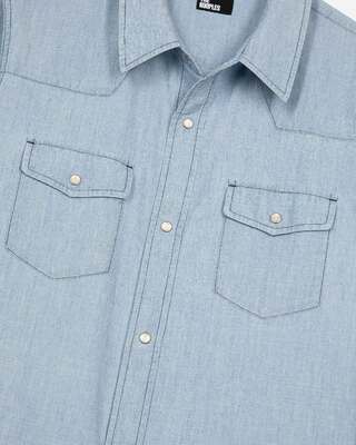 Light blue denim shirt