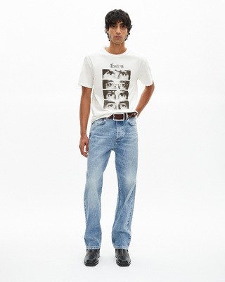 Light blue straight jeans