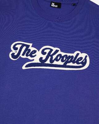 T-shirt with blue patch