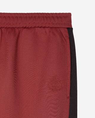 Wide burgundy jogging bottoms