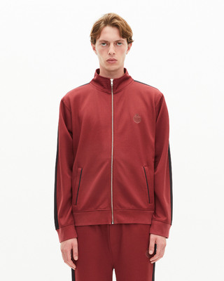 Burgundy zip-up sweatshirt