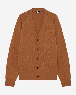 Camel wool cardigan