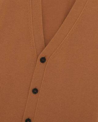 Camel wool cardigan