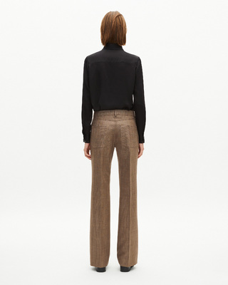 Camel bootcut pants