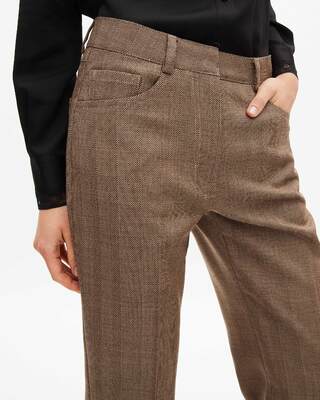 Camel bootcut pants