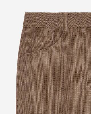 Camel bootcut pants