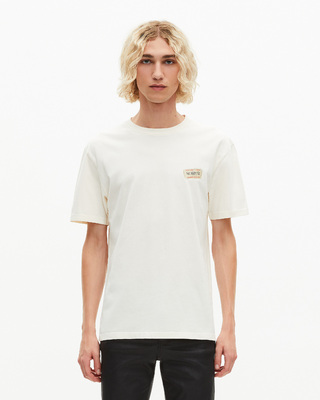 T-shirt with ecru screen print