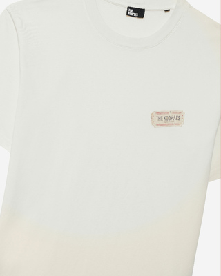 T-shirt with ecru screen print
