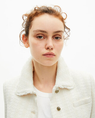 Ecru tweed jacket