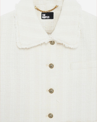 Ecru tweed jacket
