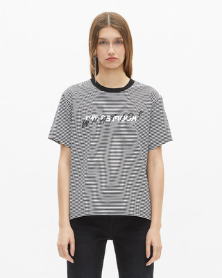 What is ecru striped T-shirt