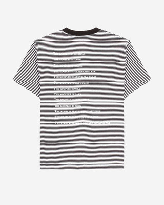What is ecru striped T-shirt