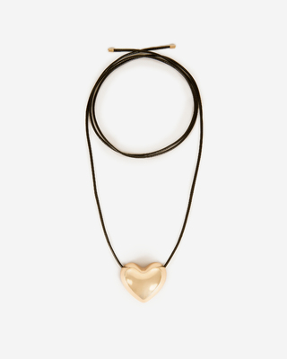 Gold Heart Pendant Necklace