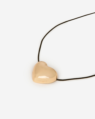 Gold Heart Pendant Necklace