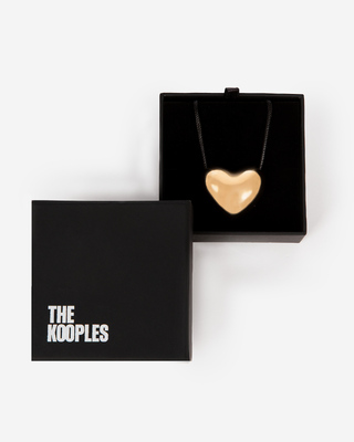 Gold Heart Pendant Necklace