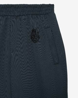 Dark green straight jogging bottoms