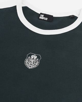 T-shirt with dark green coat of arms