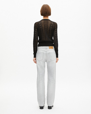 Light grey straight jeans