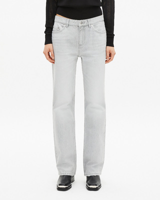 Light grey straight jeans