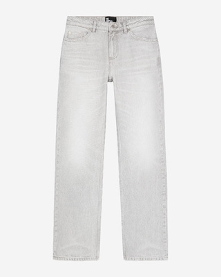 Light grey straight jeans