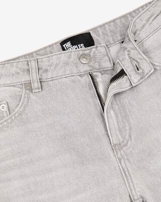 Light grey straight jeans