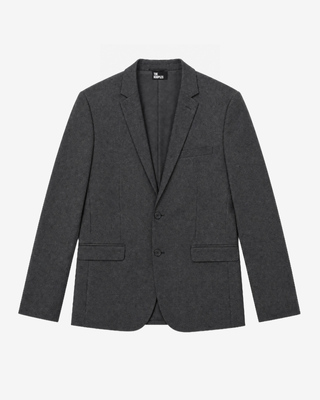 Slim-fit suit jacket in grey wool