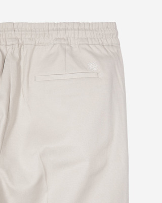 Straight gray cotton pants