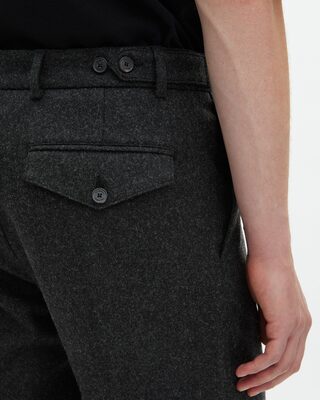 Dark gray tailored pants