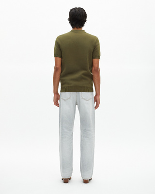 Khaki knit sweater
