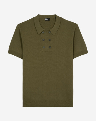 Khaki knit sweater