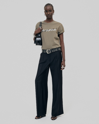 'What Is' Khaki T-shirt