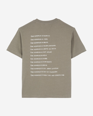 'What Is' Khaki T-shirt