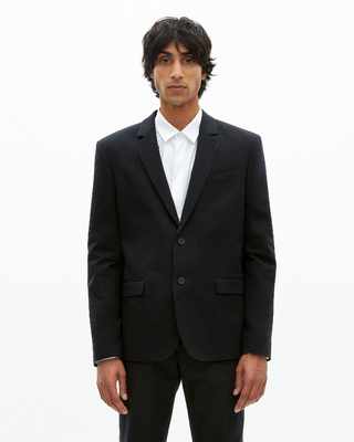 Navy blue suit jacket