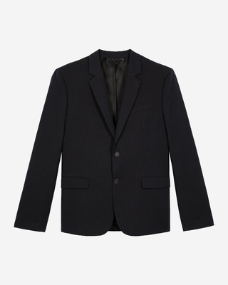 Navy blue suit jacket