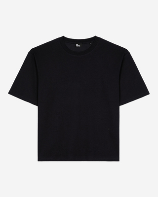 Mixed large plain navy blue T-shirt