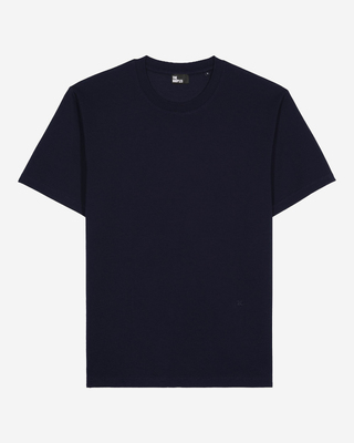 Mixed plain T-shirt navy blue