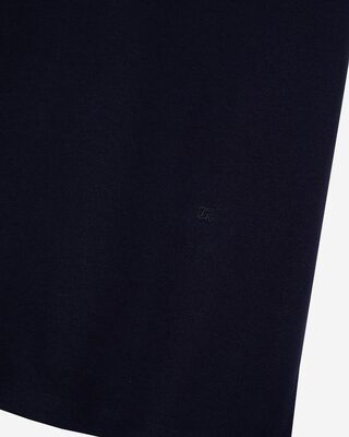 Mixed plain T-shirt navy blue
