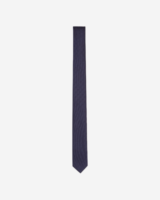 Navy blue silk tie