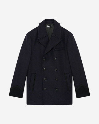Navy pea jacket