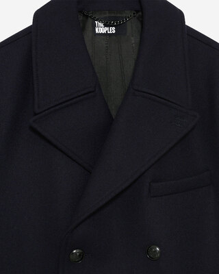 Navy pea jacket