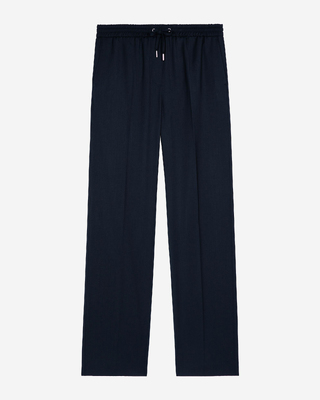 Black wool pants