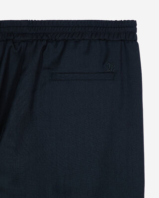 Black wool pants